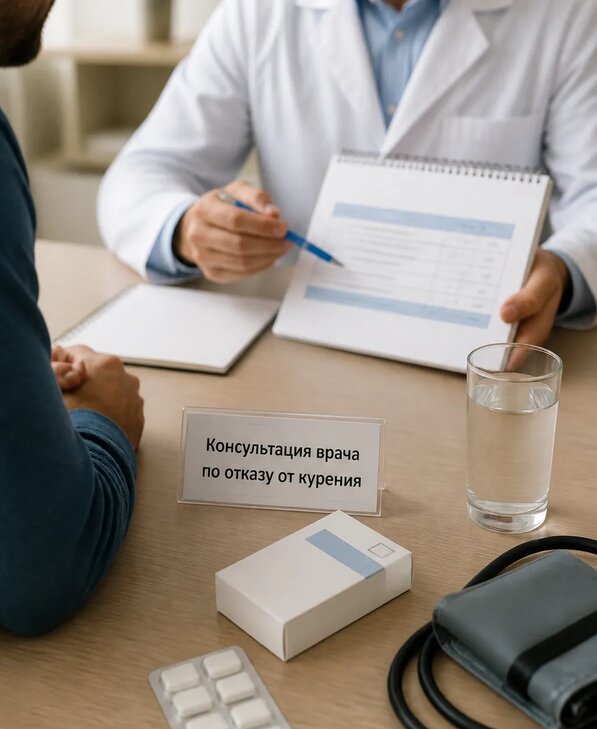 Консультация врача по отказу от курения для взрослых в Кольчугине
